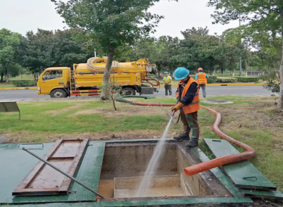 美溪化油池清理